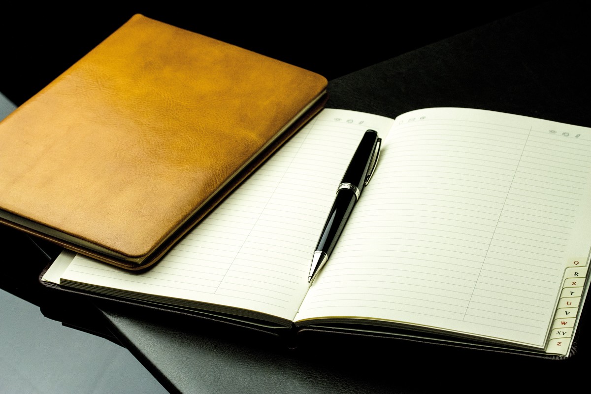 Adressbuch DIN A5 (gebunden) | Echtleder | VINTAGE hellbraun